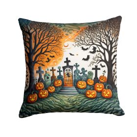 Papel Picado Skeletons Spooky Halloween Throw Pillow Machine Washable, Indoor Outdoor Decorative Pillow for Couch, Bed or Patio, 18Hx18W (Default: Default)