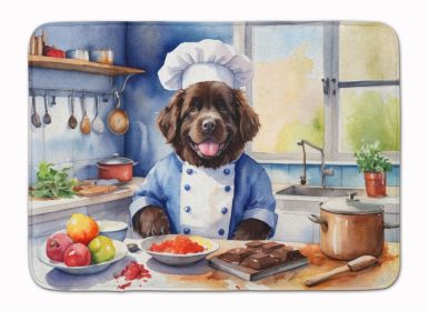 Newfoundland The Chef Memory Foam Kitchen Mat Machine Washable Anti-Fatigue Mat Cushion Comfort Bath Mat or Kitchen Rug (Default: Default)