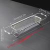 Expandable Stainless Steel Kitchen Sink Drain Basket - Adjustable Dish, Bowl & Cutlery Washing Rack with Space-Saving Design, Drains Forks, Knives