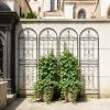 4 Pack Metal Garden Trellis 71" x 19.7" Rustproof Trellis for Climbing Plants Outdoor Flower Support Black