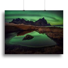Mirror in the sand Canvas Print or Poster (type: Poster Print, size: 24" x 16" / 60cm x 40cm approx)