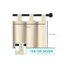 Indoor Outdoor Window Curtain (1 Panel) Beige