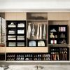 Shoe rack storage cabinet, 8-layer shoe storage cabinet with door, stackable and detachable shoe storage cabinet