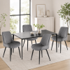 2pcs modern velvet dining chairs, fabric chairs with metal legs, dining chairs for living rooms, bedrooms, outdoor lounges, cafes, restaurants