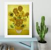 Another vase of sunflowers Framed Print