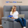 Double Reclining Chairs for Adults, Wall Hugger Recliners for Small Spaces, Love Seat Couches Sofa Reclinable for Living Room, Home Theater Seating