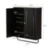 FRALIMK Over-the-Toilet Storage Cabinet with Towel Bar, White Bathroom Wall Cabinet with Arched Doors