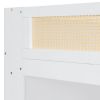 Twin over Full Bunk Bed with Shelf and LED