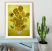 Another vase of sunflowers Framed Print