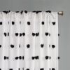Pom Pom Emb hed Curtain Panel(Only 1 Pc Panel)