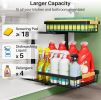 Under Sink Organizer, 2 Tier Under the Sink Storage, Slide out Pull out Cabinet Organizer Shelf