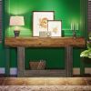 160 Cm Console Table Country House Sofa Table with 2 Levels Entrance Table for Living Room Bedroom Hallway Decor