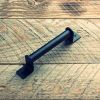 Sliding Barn Door Handle Pull Kit Heavy Duty Large Pull and Flush Set Carbon Steel Vintage Style Sliding Gate for Home Hotel