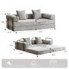 Floor Couch,Compression Sofa,Convertible Floor Sofa Bed-with Pillow Back Support Armrest,Comfy Futon Couch Lounge Sleeper Bed,Corduroy Fabric