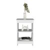Side Table Rossville, Living Room, White