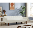 PU Leather Sofa Furniture Adjustable backrest Easily Assembles Loveseat