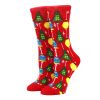 Woman Christmas Socks Funny Xmas Santa Claus Tree Snowflake Elk Snow Cotton Tube Crew Happy Sock Men New Year Funny Sokken
