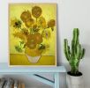 Another vase of sunflowers Framed Print