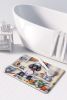 Black Poodle The Chef Memory Foam Kitchen Mat Machine Washable Anti-Fatigue Mat Cushion Comfort Bath Mat or Kitchen Rug