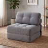 Folding Sofa Bed with Pillow and Back Support for Living Room