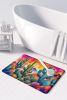 Cactus in Color Memory Foam Kitchen Mat Machine Washable Anti-Fatigue Mat Cushion Comfort Bath Mat or Kitchen Rug