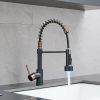 New Single Handle Pull-Down Sprayer LED Kitchen Faucet