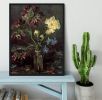 Vase with Myosotis and Peonies by Van Gogh Framed Print