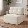 Folding Sofa Bed with Pillow and Back Support for Living Room