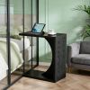 C-Shaped End Table, Sofa Side Table Couch Table