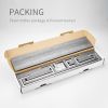 4 Pieces Bathroom Hardware Accessories Set Towel Bar Towel Holder Robe Hook Toilet Paper Holder Stainless Steel