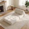 Folding Sofa Bed with Pillow and Back Support for Living Room