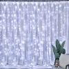 Curtain String Lights, 300 LED 9.8ft x 9.8ft 8 Lighting Modes Fairy Lights USB Powered