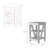 Side Table Rossville, Living Room, White