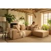 Vacuum Compressed Sectional Sofa with Chaise, Space-Saving Modern Couch, Soft BouclÃƒÂ© Fabric Upholstery
