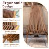 Outdoor Stylish Folding Chair, FSC-Certified Eucalyptus Wood