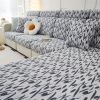 1 Pc Jacquard Velvet Elastic Sofa Cover All Inclusive Universal Set, All Season Universal Anti Cat Scratch and Dustproof Sofa Cover, Hat