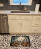 Pet Cemetery Spooky Halloween Memory Foam Kitchen Mat Machine Washable Anti-Fatigue Mat Cushion Comfort Bath Mat or Kitchen Rug