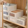 Foldable Clothes Storage Box with Viewing Window - Heavy-Duty Organizer Box, Stackable Closet Organizer for Wardrobe, Under-Bed