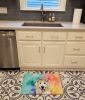 Great Pyrenees Hippie Dawg Memory Foam Kitchen Mat Machine Washable Anti-Fatigue Mat Cushion Comfort Bath Mat or Kitchen Rug