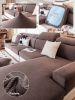 1 Pc Sofa Cover, Waterproof Hat, All Season Universal Cover, Seat Cushion, Cat Scratch, Fully Wrapped in Fleece