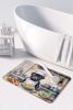 Pug The Chef Memory Foam Kitchen Mat Machine Washable Anti-Fatigue Mat Cushion Comfort Bath Mat or Kitchen Rug