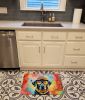 Black Labrador Hippie Dawg Memory Foam Kitchen Mat Machine Washable Anti-Fatigue Mat Cushion Comfort Bath Mat or Kitchen Rug