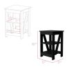 Side Table Rossville, Living Room, Black