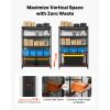 Storage Shelves, 5-Tier Adjustable, 3000 lbs Capacity, Heavy Duty Garage Storage Shelving Unit, Metal Utility Rack Shelf