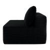 134" Cloud Sectional Sofa with U-Shape Chaise and Side Pockets and Cup holder , Modern Modular Design, Deep Seating