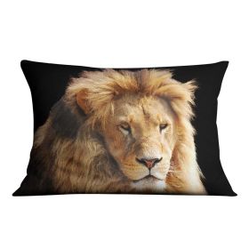 Lion head Cushion (Insert: Without Insert, size: 20" X 20")