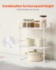2 Tier Cabinet Organizer Shelf Counter Shelves Steel Kitchen Storage Spice Rack