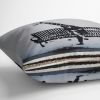 Banksy Giraffe on a Bench Cushion