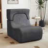 Floor Chair Lazy Sofa with Detachable Headrest