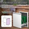 Outdoor Kitchen Drawer Combo,BBQ Triple Drawer & Trash Drawer Combo Stainless Steel for BBQ Island,Grilling Station